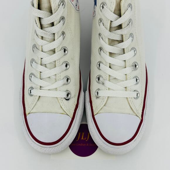 Converse Womens Chuck Taylor All Star Lux Mid Hidden Wedge Sneakers White Size 7 - Picture 4 of 11